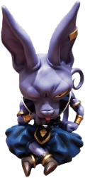 Beerus es un personaje de la serie de anime y manga Dragon Ball. Es un dios de la destrucción, encargado de mantener el equilibrio en el universo. Aparece por primera vez en la película Dragon Ball Z.