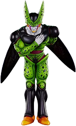 Cell, uno de los villanos más poderosos de la serie, Cell es un bioandroide creado por el científico Dr. Gero. Es conocido por su habilidad para absorber a otros guerreros para aumentar su poder.
