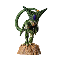 Cell, uno de los villanos más poderosos de la serie, Cell es un bioandroide creado por el científico Dr. Gero. Es conocido por su habilidad para absorber a otros guerreros para aumentar su poder.