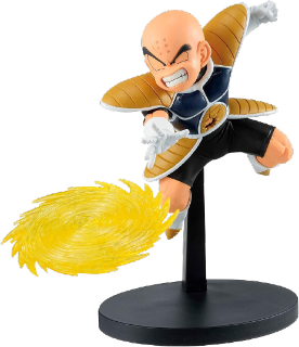 Krillin, amigo de Goku y valiente guerrero