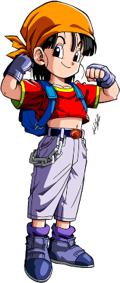 Pan, personaje de dragon ball. Nieta de Goku y Mr. Satán